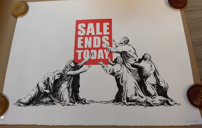 Banksy Sales Ends 2