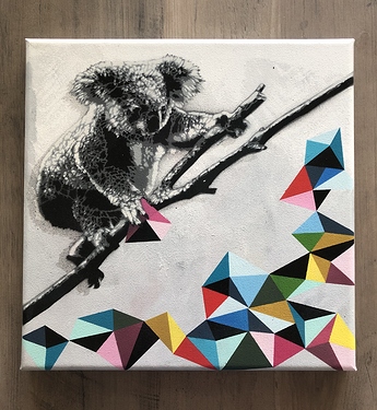 Hama Woods - Koala Colouring