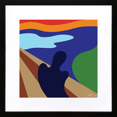The Moan (Munch Blue)