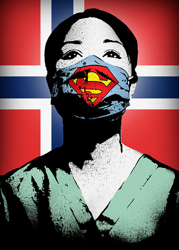 super-nurse-flag-Norway-