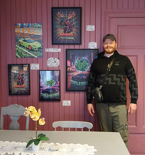 Meg på Kunstkafeen, Flisa