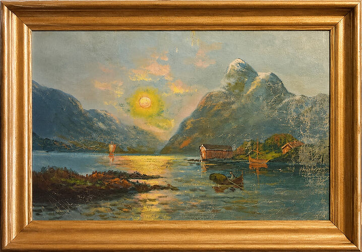 nærbilde med ramme