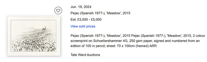Meadow - 3-5000 GBP Estimate