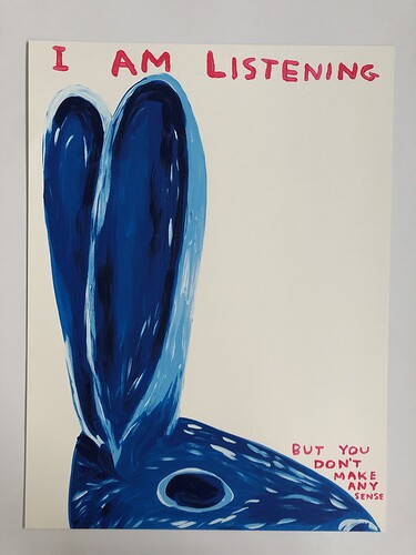 Shrigley - I am listening