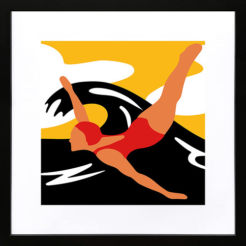 Oil Diver (Yellow Sky)