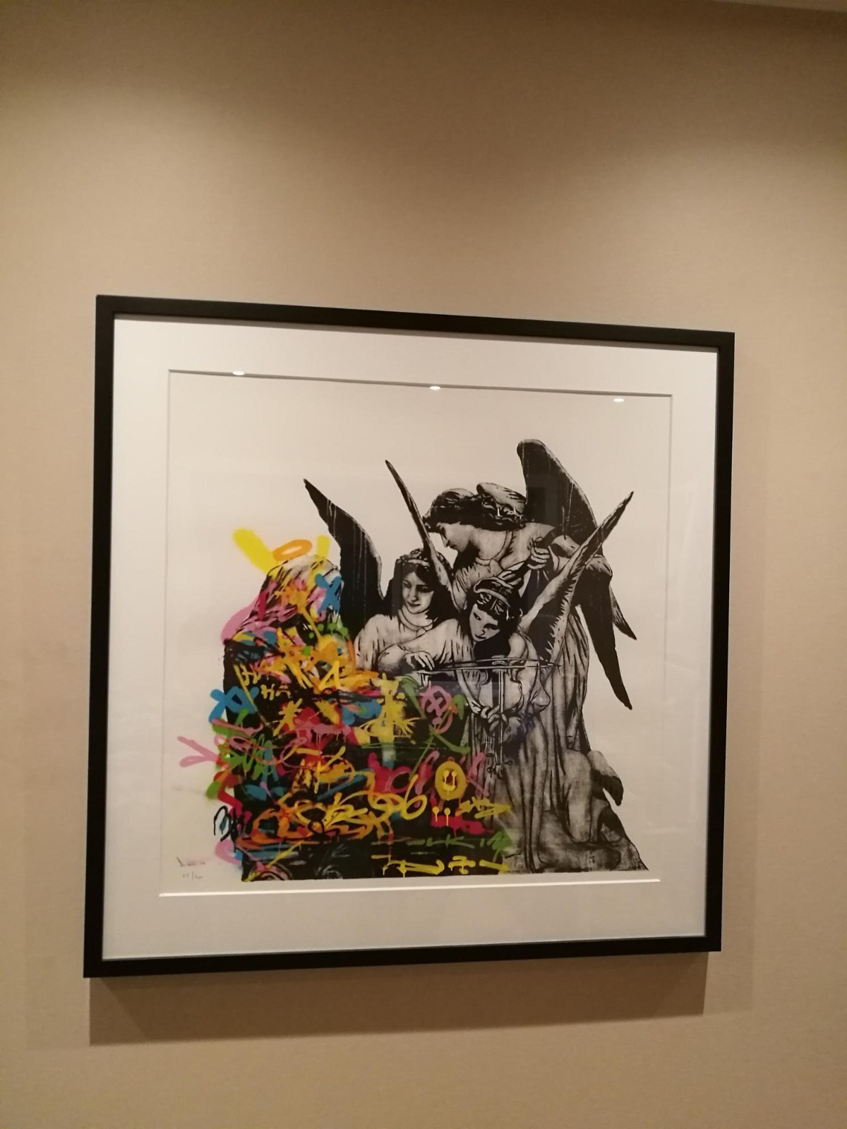 Dolk Angels selges (innrammet!) - Markedsplassen - Kunstveggen