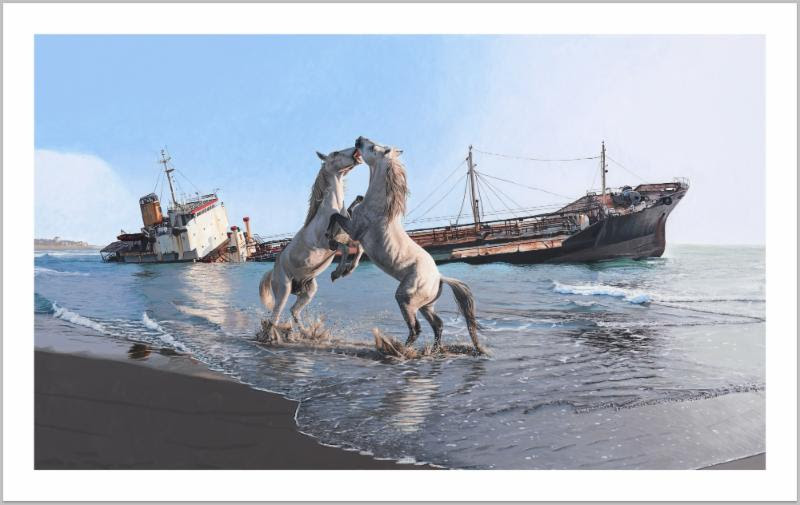 Josh Keyes I Ll Love You Till The End Of The World Kunst Kunstveggen