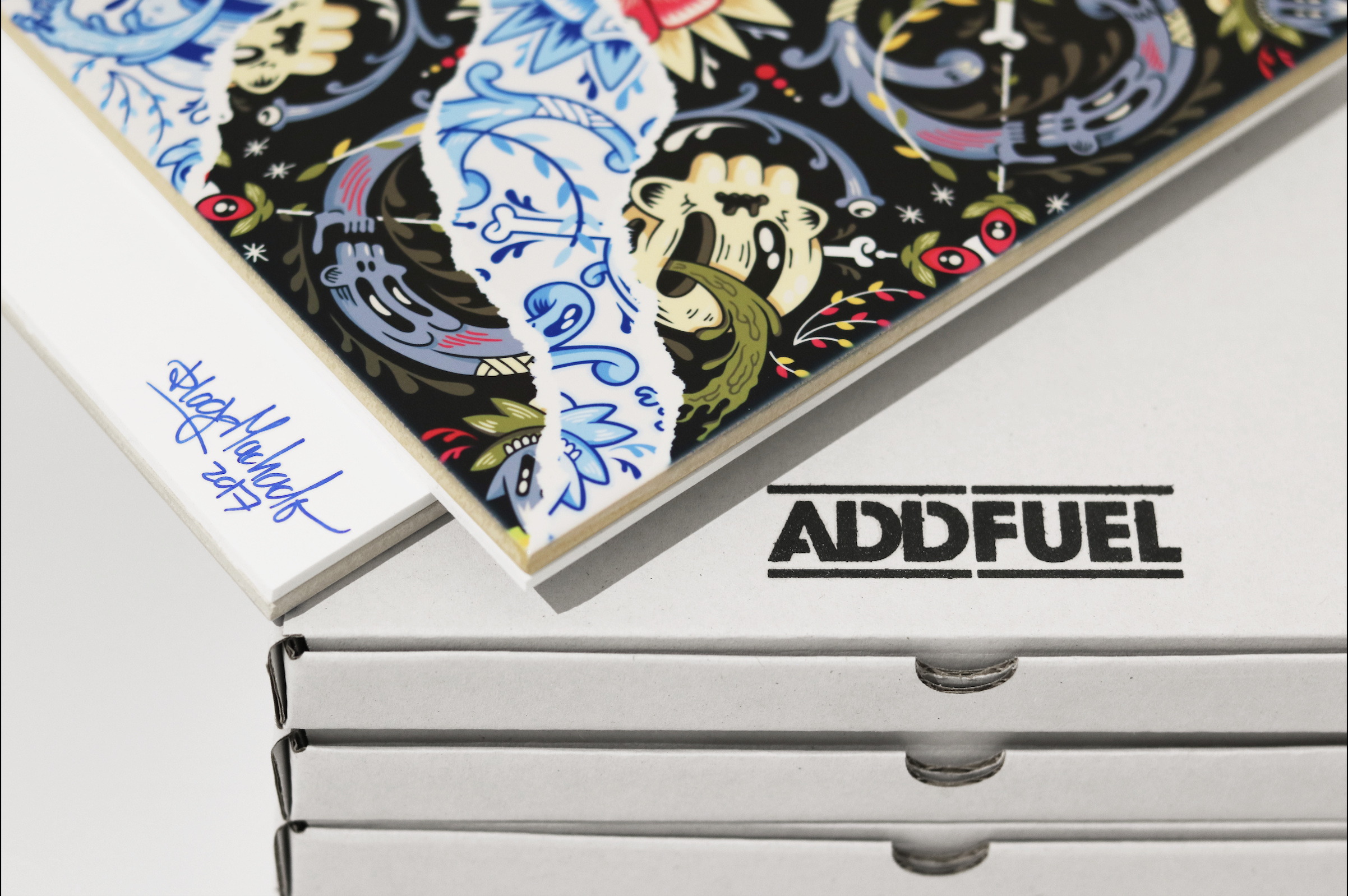 Limited edition tiles by Add Fuel (PT) - Nuart Gallery - Kunst ...